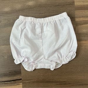 Vintage Bonnie Baby Lavender & White Gingham Bloomers Size 12 Months